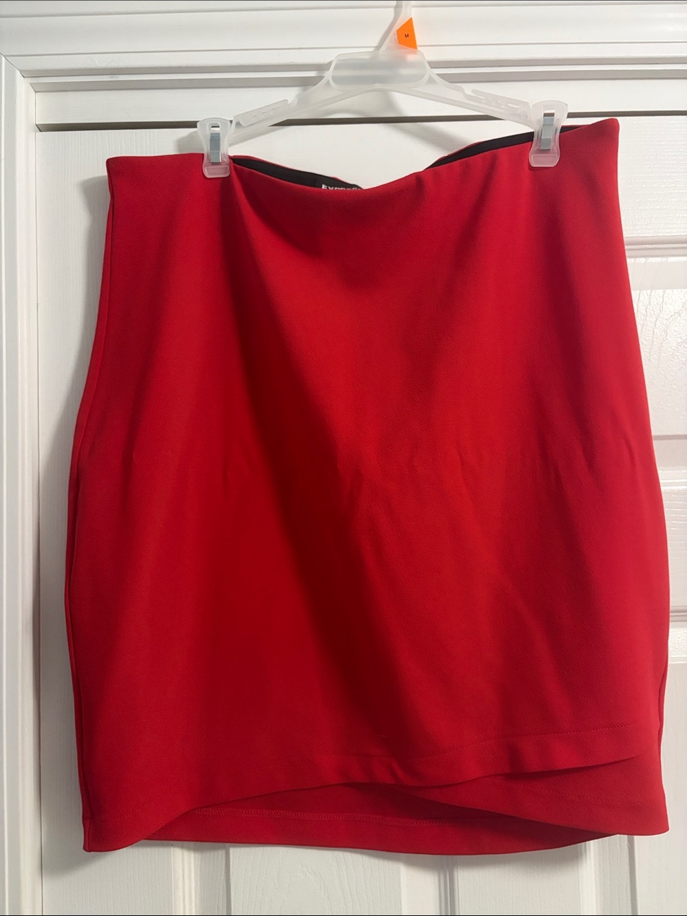 Express Red Pencil Skirt